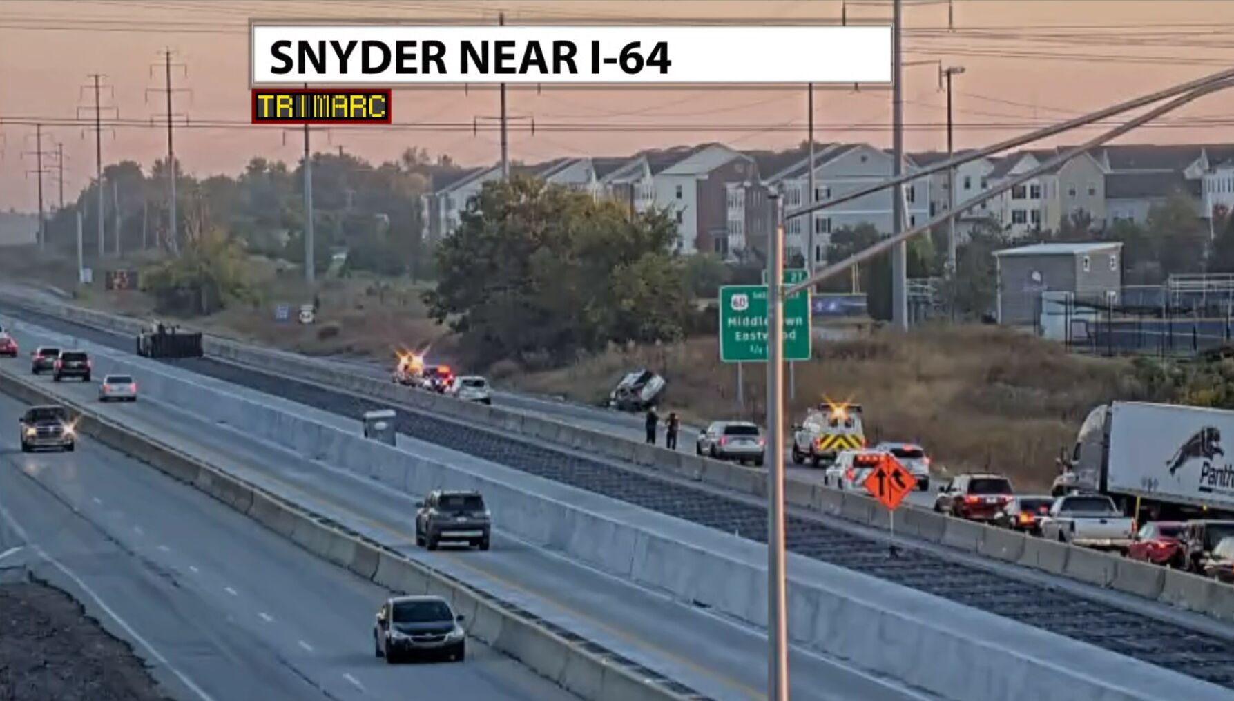 Gene Snyder Crash near I-64